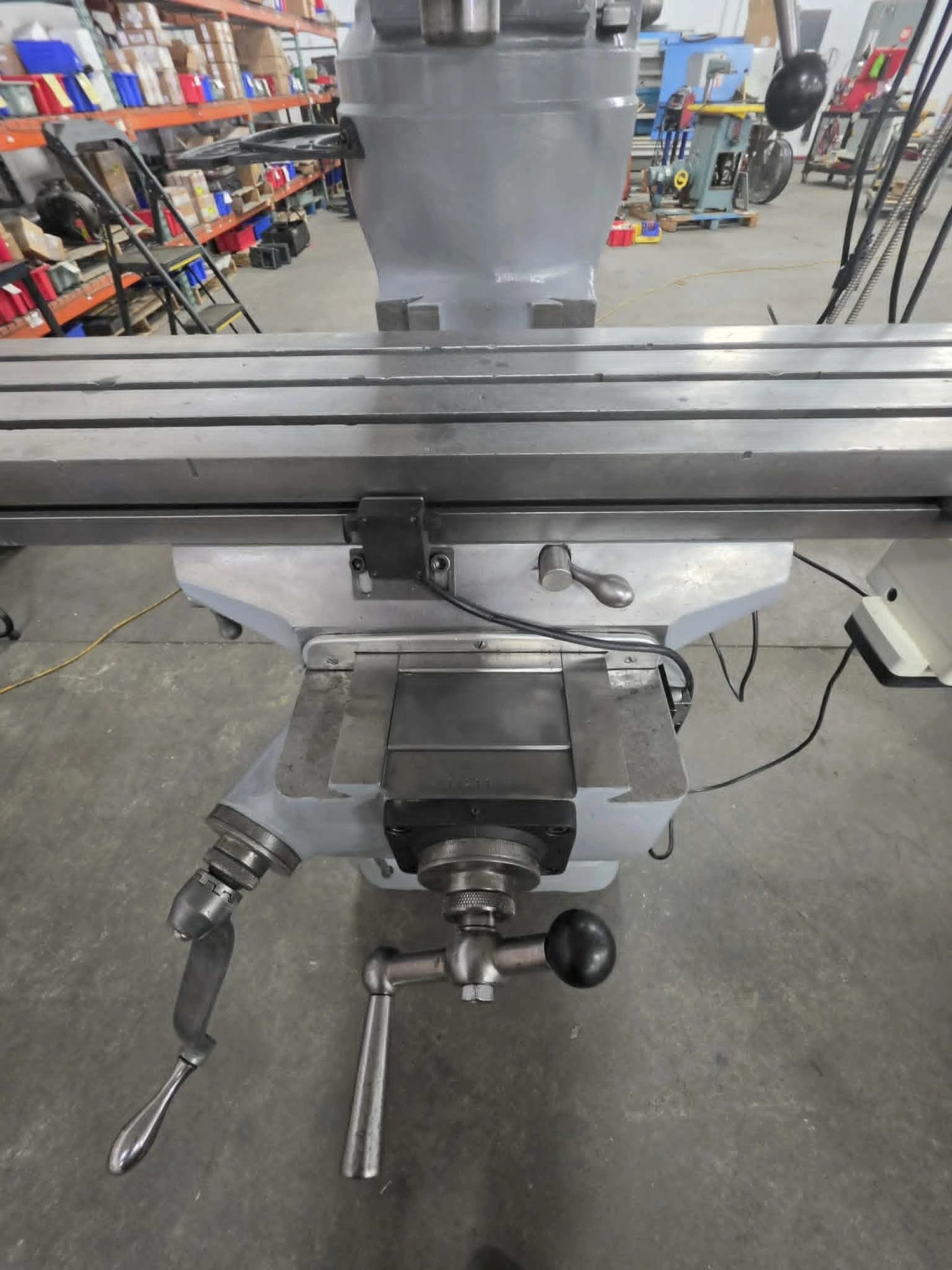 Bridgeport #Series-1, vertical milling machine, 9" x 42" table, 31" X, 12" Y, 16" Z, 12" ram, 1.5 HP, 60-4200 - Image 9