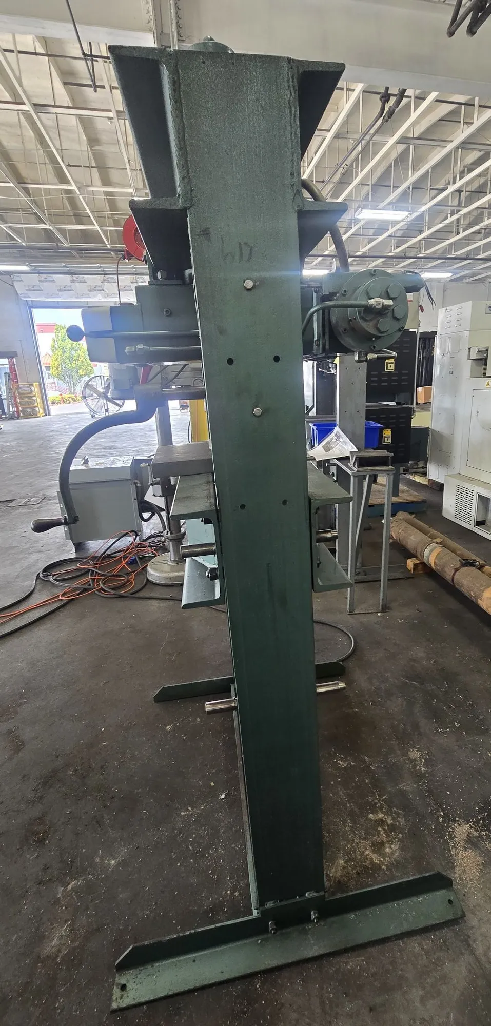 50 Ton, Dake #5-050, Elec-Draulic H-Frame press, 10" ram travel, 5" to 40" ram to table, 32-3/4" between - Image 2