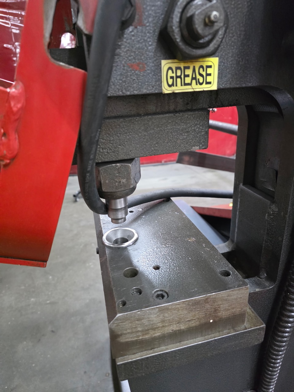 3" x 3" x 3/8" Edwards #Jaws-IV, hydraulic ironworker, 55 ton, 7-1/2" throat, 1-1/16" punch diameter, 3/8" x - Image 8