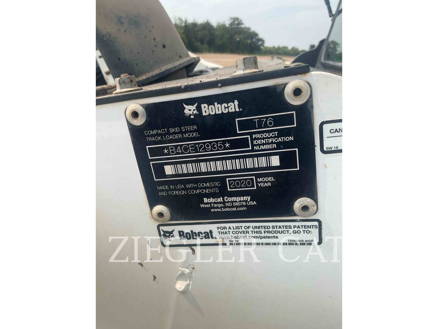 Bobcat T76, 3605 hours, S/N: B4CE12935, 2020 - Image 6