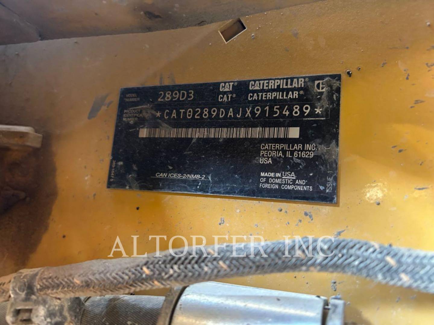 Cat 289D3 XPS, Skid Steer Loader, 1089 hours, S/N: JX915489, 2023 - Image 6
