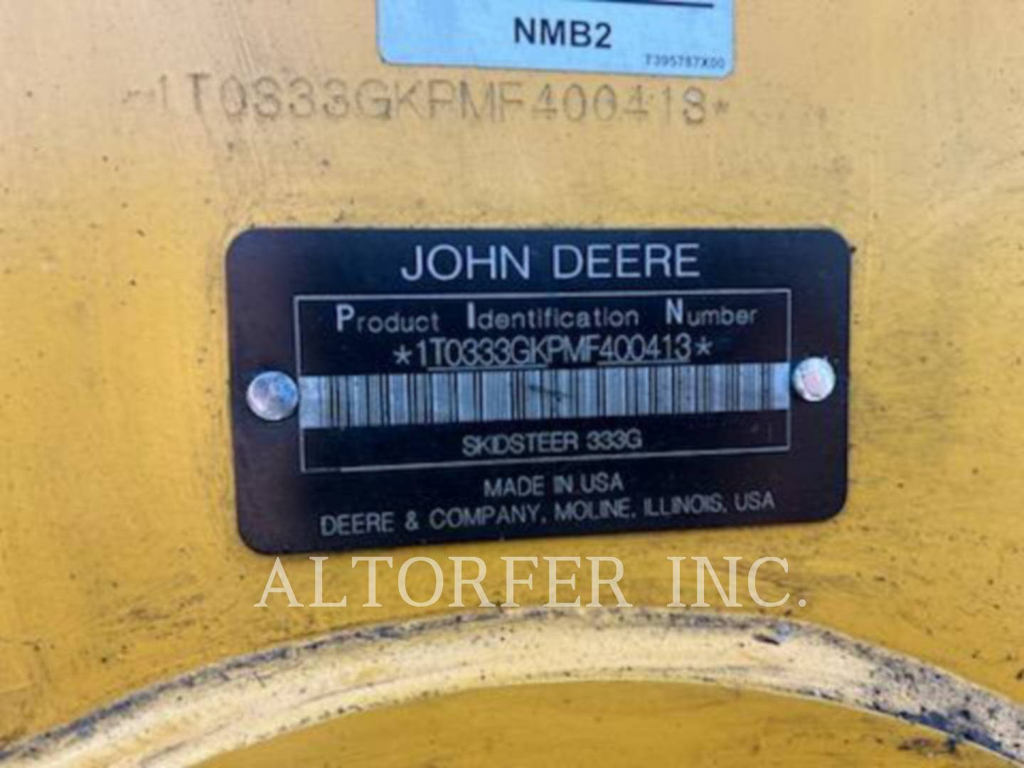 Deere & Co. 333G, Skid Steer Loader, 745 hours, S/N: 1T0333GKPMF400413, 2021 - Image 6