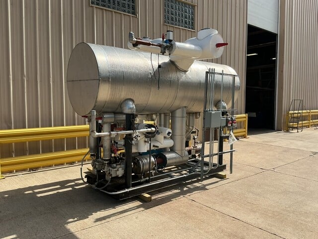 York amonia refrigeration chiller evaporation system, 250 fv psi, 60 gpm - Image 2