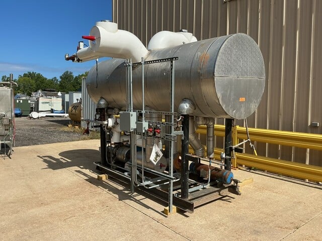 York amonia refrigeration chiller evaporation system, 250 fv psi, 60 gpm - Image 3