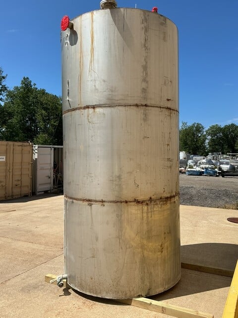 2500 gallon 304 Stainless Steel tank, 72" diameter, 144" straight wall - Image 5