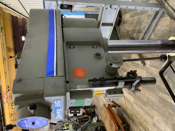 20" Clausing #2277, single spindle drill, 10" throat, hand feed, forward/reverse, 1.5 HP - Image 3
