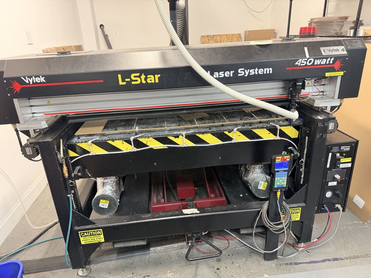 Vytek #L-Star-LST4896HD, CO2 CNC laser cutting & engraving system, 450 watt, 4' x 8' table, 49" x 98" work - Image 8