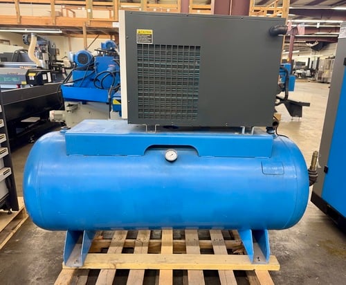 108 cfm, 125 psi, Kobelco #KI-30-125, Rotary Screw Air Compressor, 30 HP, single stage, air cooled - Image 7