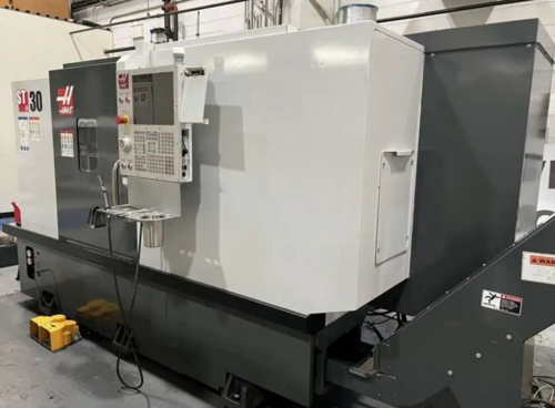 Haas #ST-30, CNC Lathe, 12.5" X, 26" Z, 21" swing, 15" cutting diameter, 32.5" cutting length, 10" chuck, 3" - Image 1
