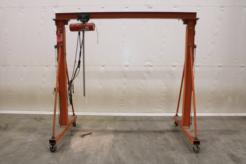 1/2 Ton, Jet, A-Frame Gantry Crane w/ Hoist - Image 1