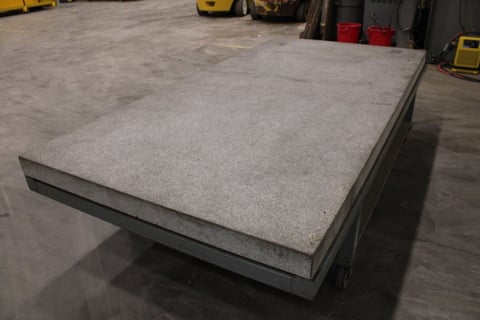 60" x 120" x 5" Gray Granite Surface Combustion Plate - Image 4