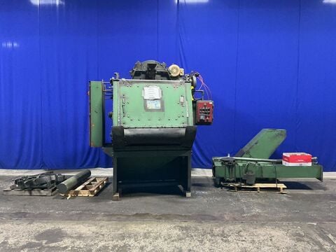27" x 36" Wheelabrator, Shot Blaster, 1000 lb. capacity, 1200 CFM dust collector, 30 A - Image 5