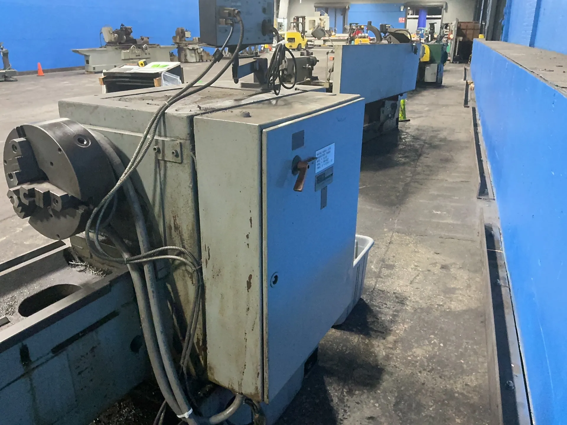 22" x 80" Tarnow #TUJ-50, engine lathe, 12" 3-jaw chuck, 2" bore, tailstock, tool post, compound rest - Image 3