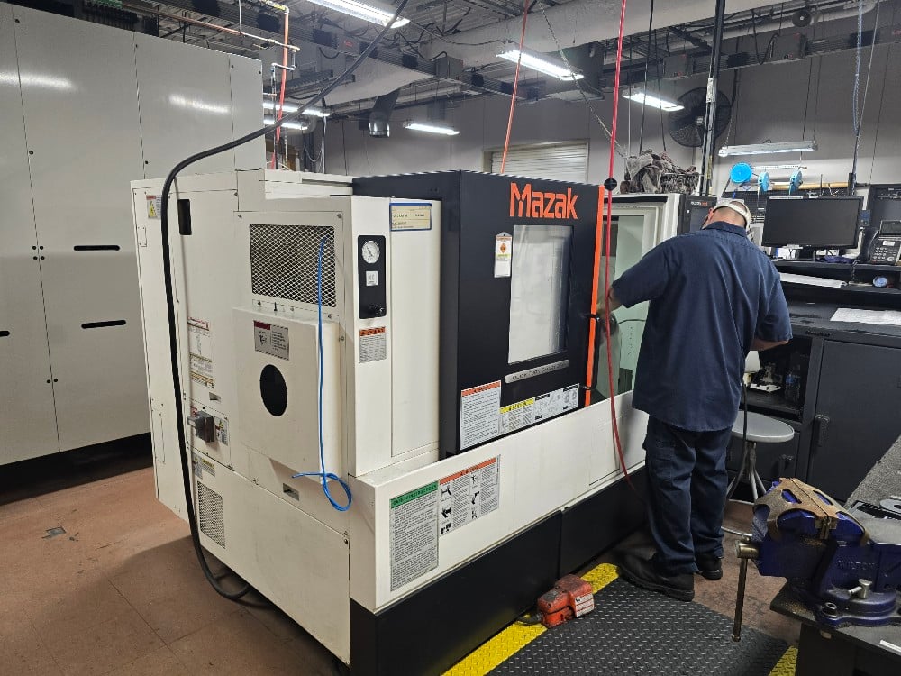 Mazak #Quick-Turn-Smart-250, CNC lathe, 26" swing, 10" chuck, 3" bar, 14.25" dia., 19.6" lgth, A2-8, 12 - Image 1