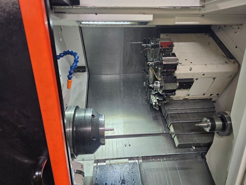 Mazak #Quick-Turn-Smart-250, CNC lathe, 26" swing, 10" chuck, 3" bar, 14.25" dia., 19.6" lgth, A2-8, 12 - Image 2