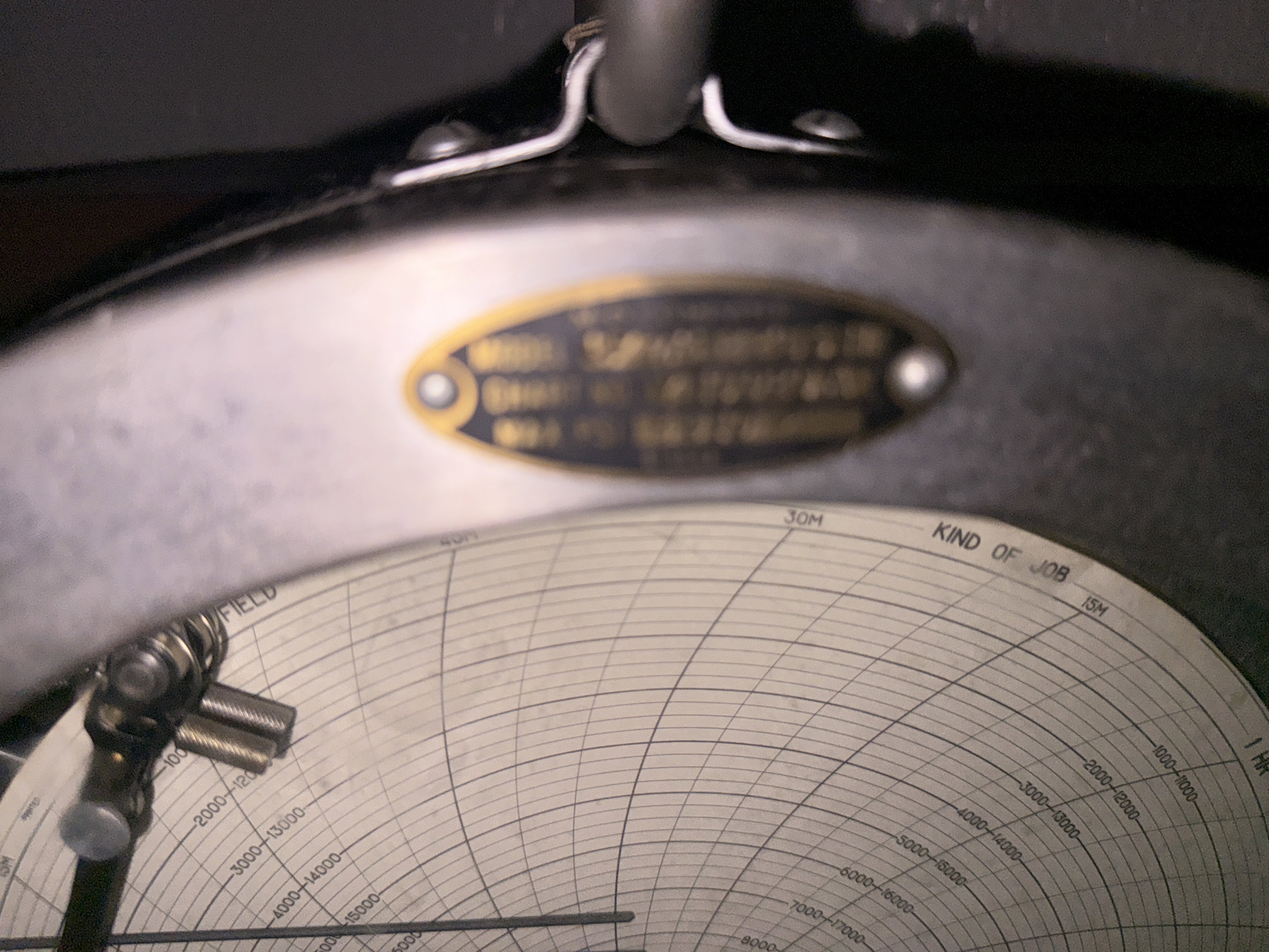 Martin Decker #CP772M, Chart Recorders, (1) 4,910 PSI. and (2) 20,000 PSI. - Image 3