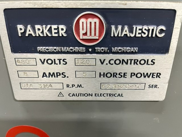 12" X 30" Parker Majestic, Sine head and Table, DRO's, ID/OD, 1997 - Image 6