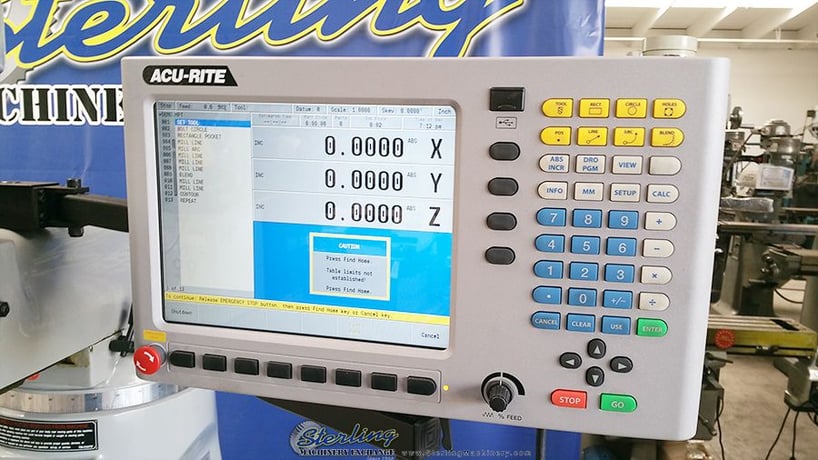 Acra MillPower #LCM-50 MillPWR 3AX, 3-Axis CNC, hard chrome ways, one shot lube system, new - Image 7