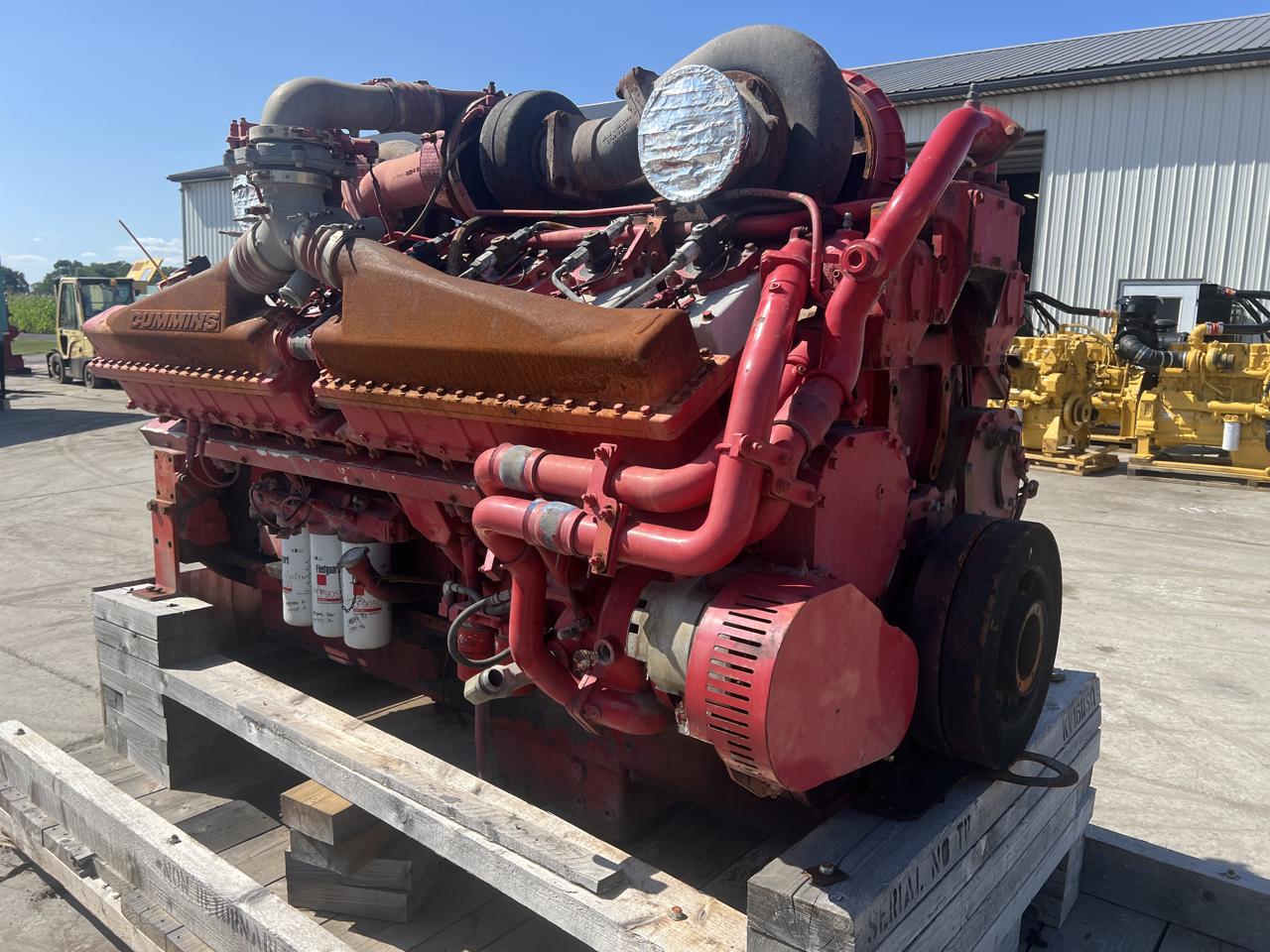2250 HP Cummins #QSK-50, industrial fracking diesel engine, sound attenuated enclosure 0 bell housing, EPA - Image 8