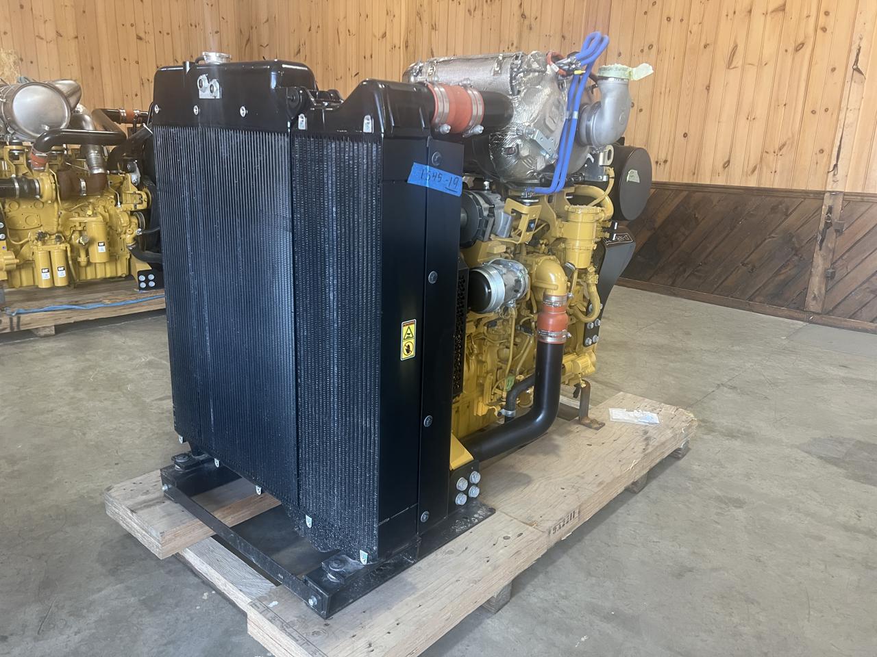 375 HP Caterpillar #C9.3B, diesel power unit w/ radiator, sound attenuated enclosure 1 bell housing, 14" - Image 2