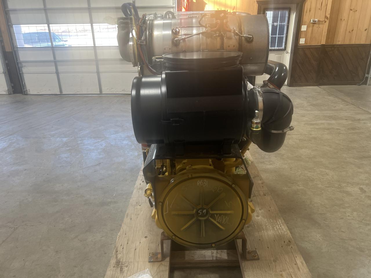 375 HP Caterpillar #C9.3B, diesel power unit w/ radiator, sound attenuated enclosure 1 bell housing, 14" - Image 6