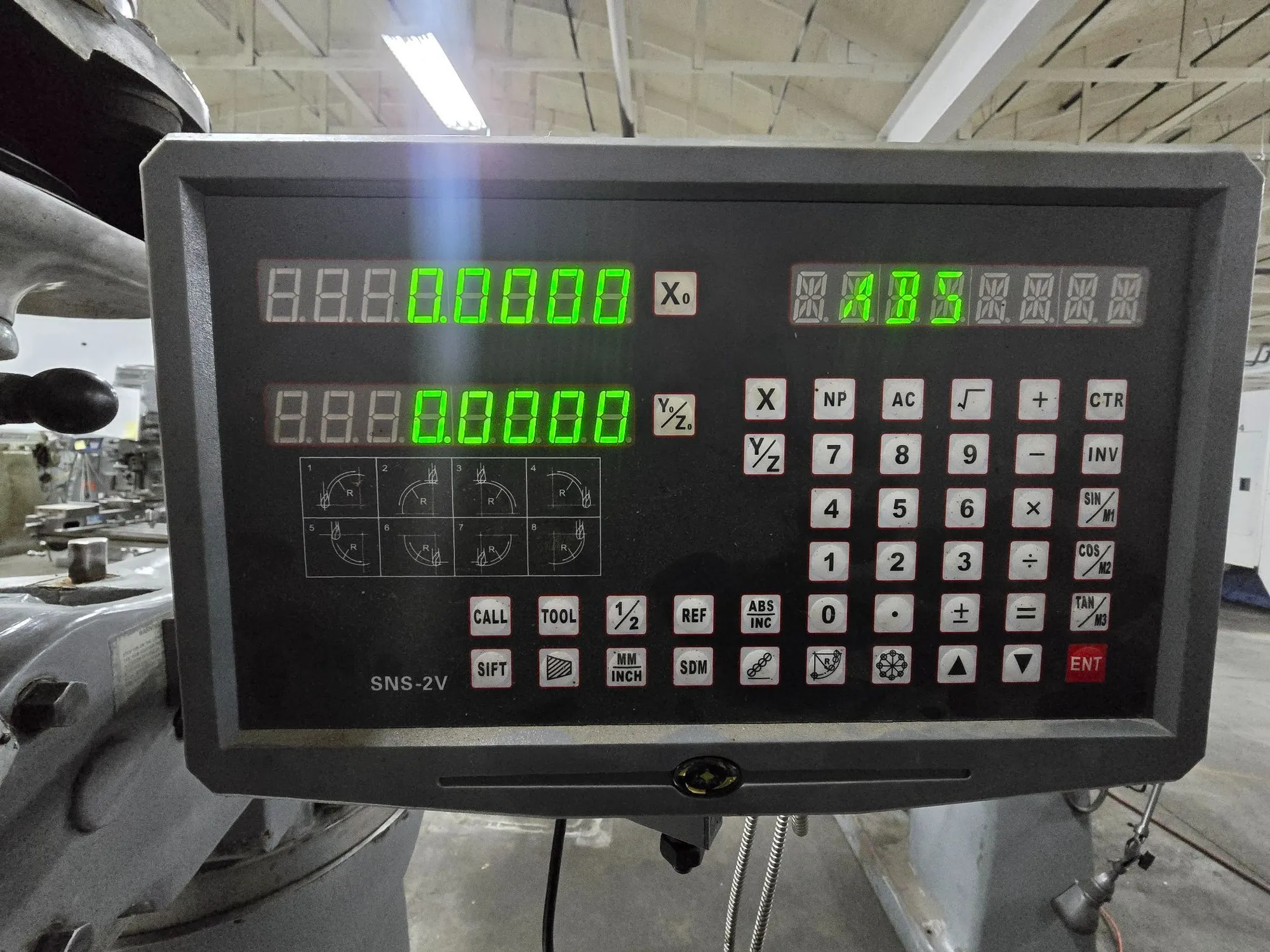 Bridgeport #Series-1, Vertical Knee Mill, 9" x 42" table, 1 HP step pulley head, 30" X, 12" Y, R-8, 80-2720 - Image 8