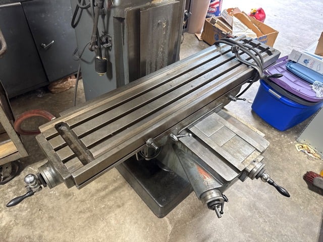 Lagun #FTV-2SE, Vertical Milling Machine, 54" x 11" table, 38" X, 16" Y, 16" Z, R-8, 4250 RPM, 3 HP, 480 V. - Image 6