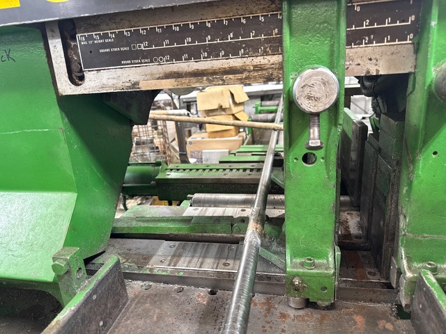 14" Peerless #Accumatic-1400, Horizontal Band Saw, 144" x 1" blade, 300 RPM, hydraulic clamping, automatic - Image 6