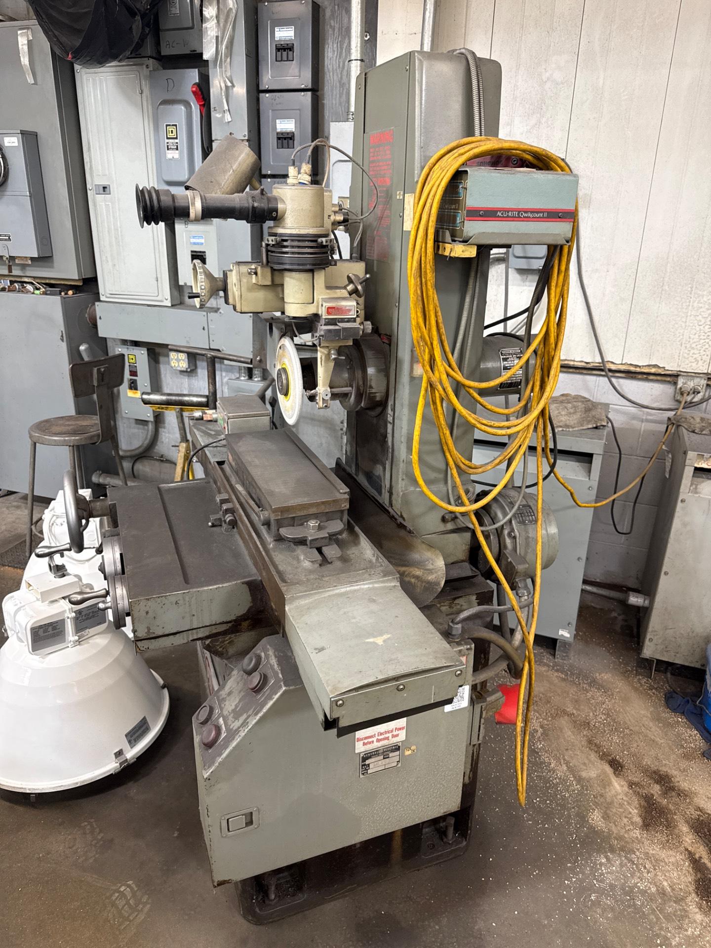 7" x 18" Parker -Majestic #1418-6, Surface Grinder, 7" wheel, 1.25" bore, 300 lb. capacity, 12" max work - Image 9