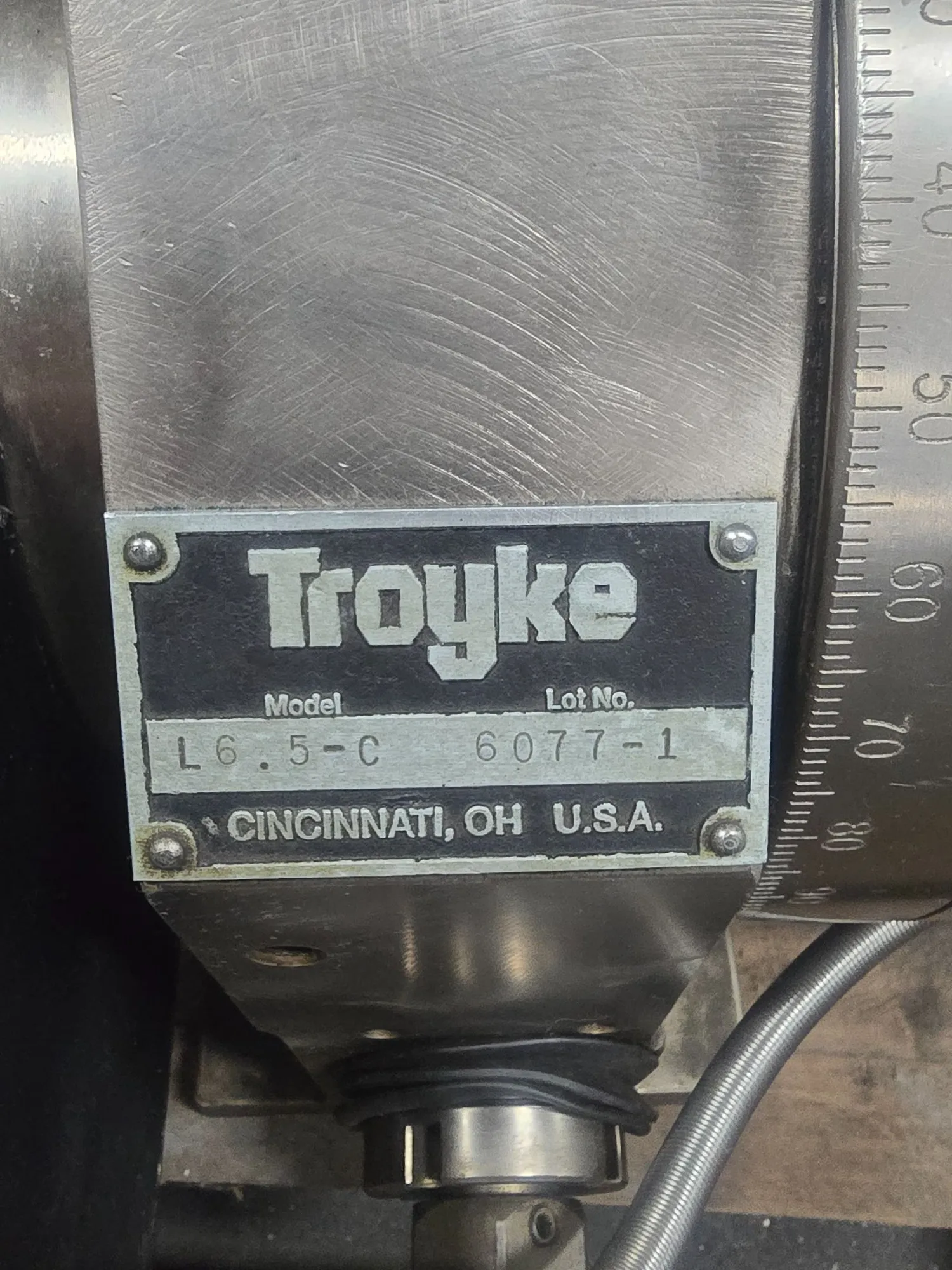 6.5" Troyke #L6.5-C, Rotary & Tilt Axis Table, 1.181" bore, 100 lb. capacity - Image 10