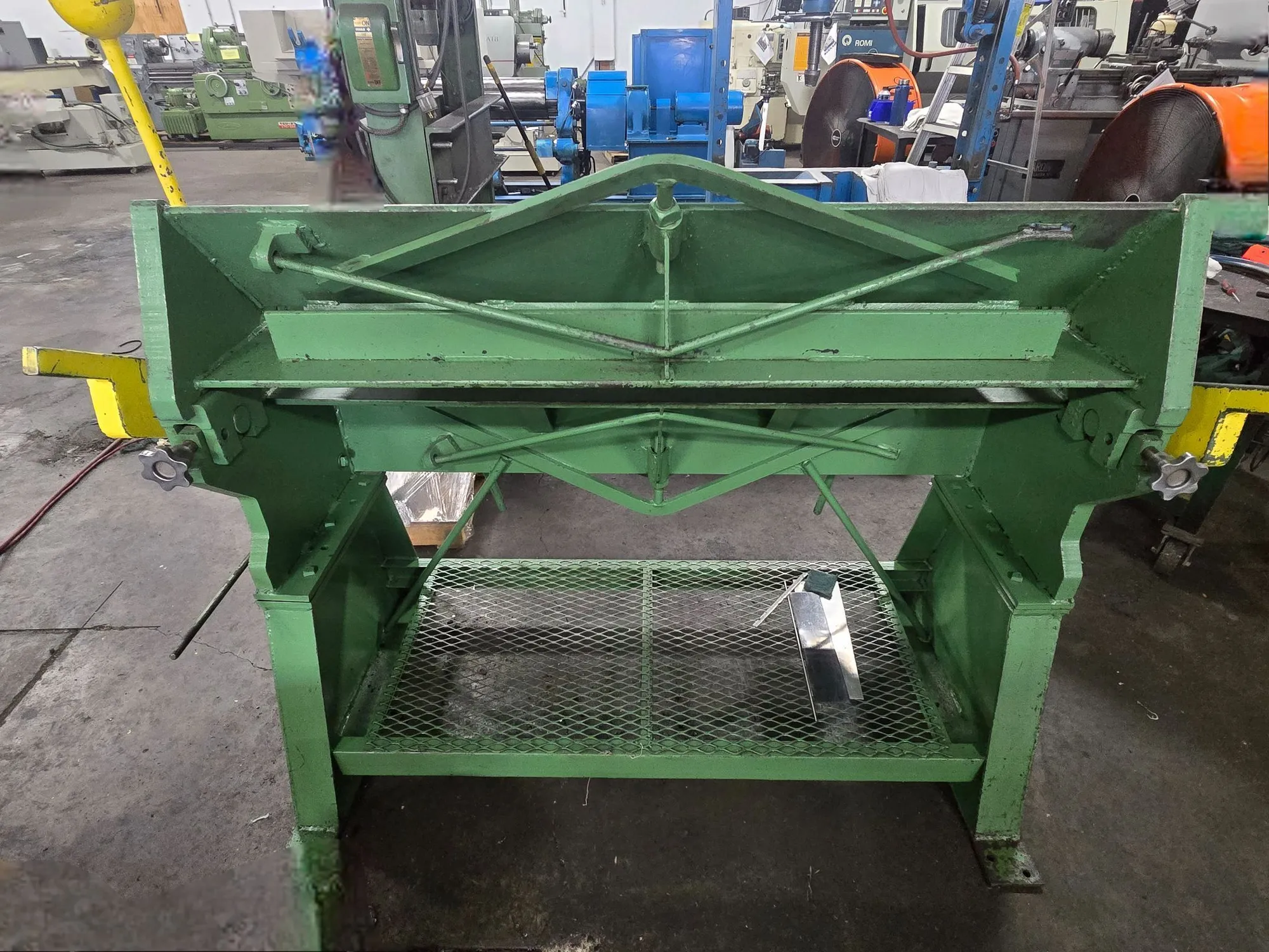 14 Dreis & Krump #BPO-414-6, Box & Pan Finger Brake, 48" bending length, removable nose bars, finger - Image 3