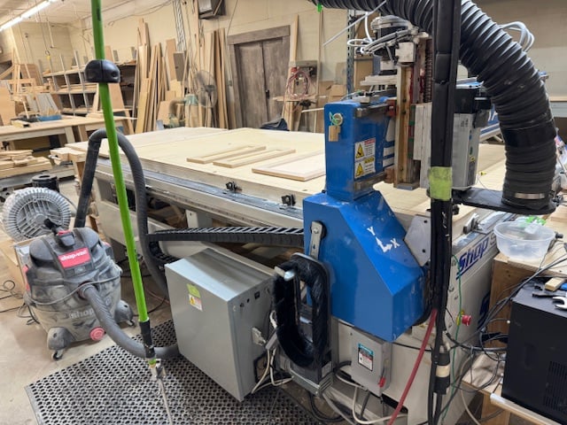 ShopSabre #RC8, CNC Router, 5' x10' vacuum table, 97" X, 51" Y, 9" Z, 3.25 HP, 1500 IPM, WinCNC Control - Image 5