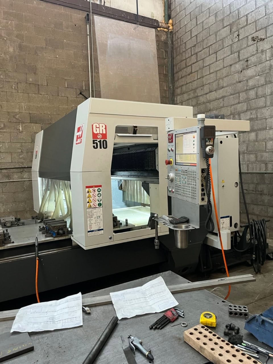 Haas #GR-510, Gantry Router, 122" x53" table, 121" X Travel, 61" Y Travel, 11" Z, 8000 RPM, 15 HP, CAT 40, 10 - Image 7