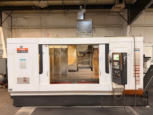 Mazak #VTC250D/50, CNC vertical machining center, 69.3" X, 25" Y, 25.6" Z, 6000 RPM, CAT 50, 30 HP, 24 - Image 2