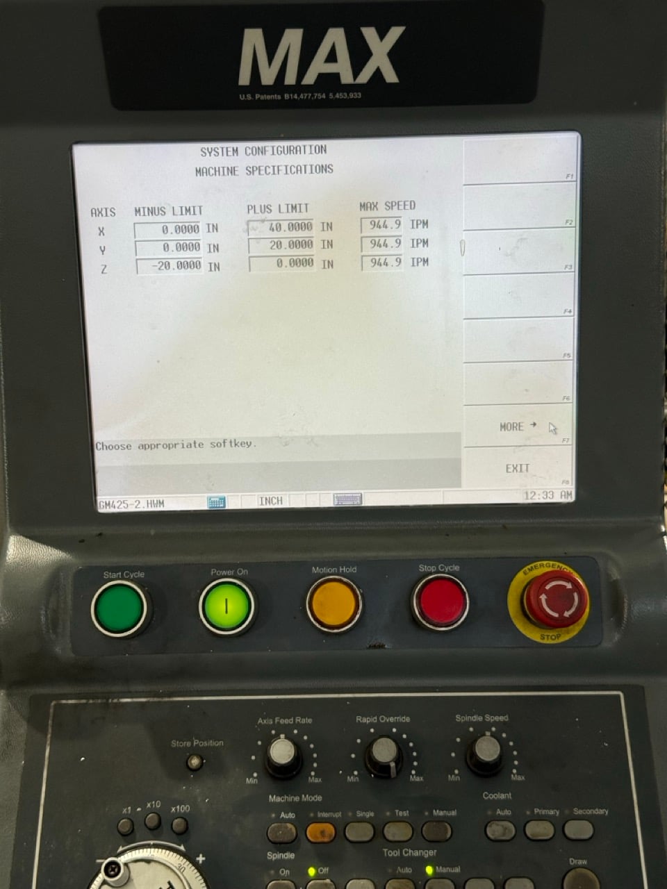 Hurco #VM-20i, CNC vertical machining center, 40" X, 20" Y, 20" Z, 20" x46" table, 12000 RPM, CAT 40, 20 HP - Image 7