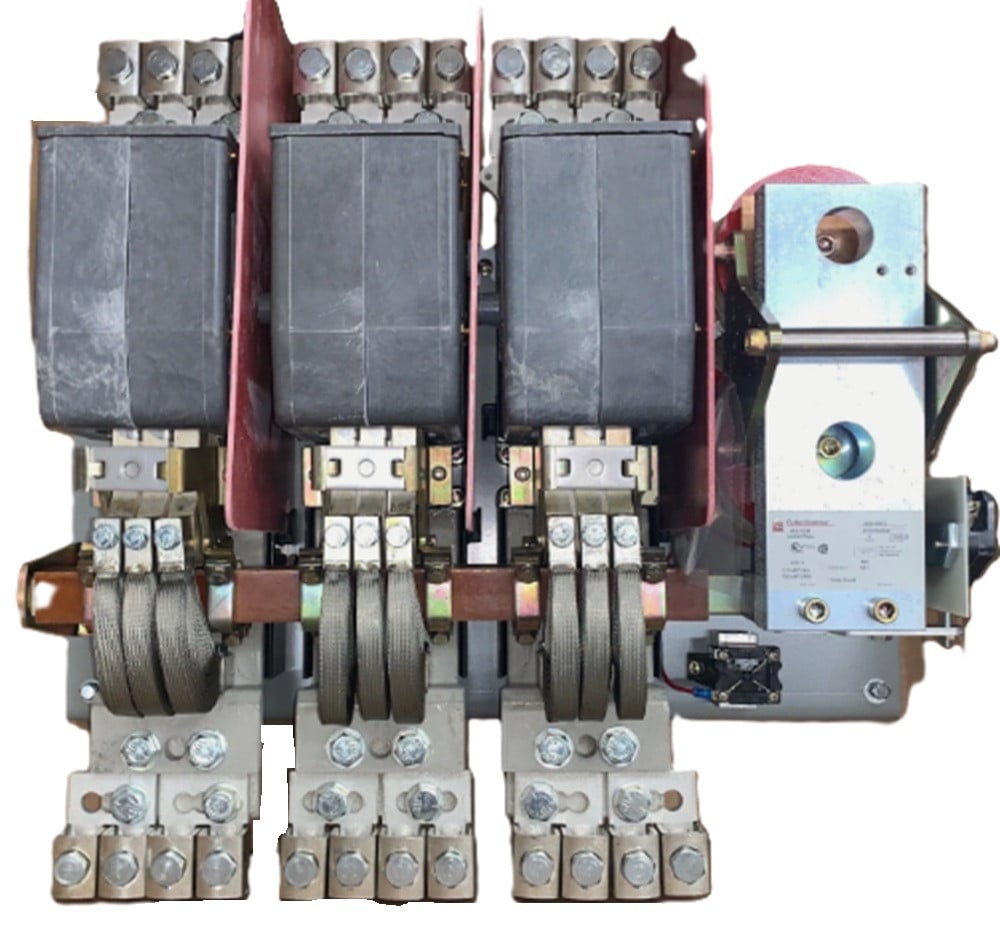 1215 Amp, Eaton #A201K8CJ, Freedom NEMA Size 8 Non-Reversing Motor Contactor, 3-Pole Open, Front Connected - Image 1