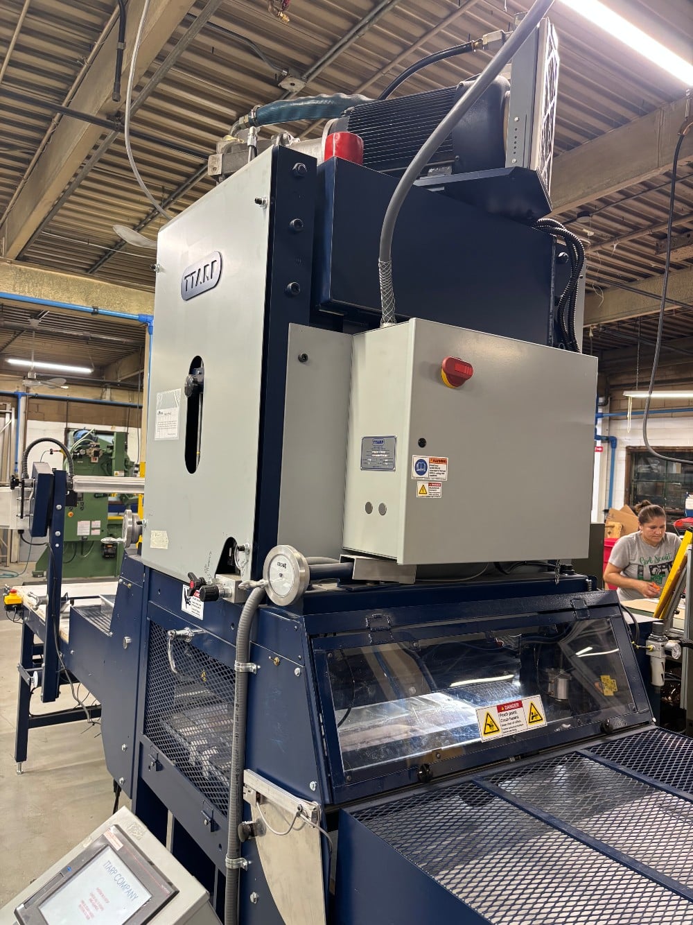 35 Ton, Ttarp #P3224M13GEVRFHRB. automatic steel rule die cutting press (flat bed press), 2022 - Image 3