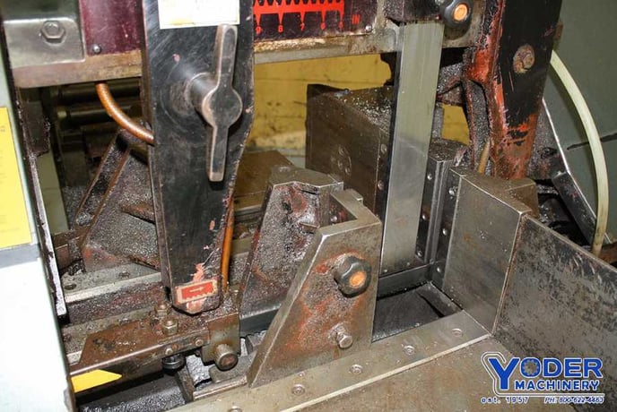13" x 14" Marvel #PA13/2, horiz.automatic band saw, 13' 6" x1-1/4" x.042" blade, 1999, #67076 - Image 4