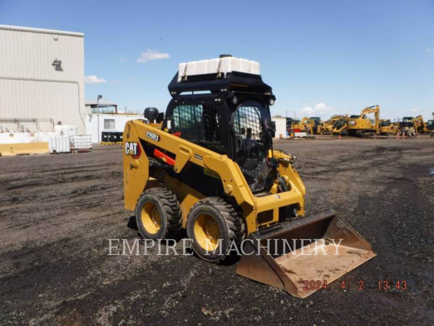 Cat 226D3 CA, Skid Steer Loader, 2631 hours, S/N: DX800428, 2021 - Image 3