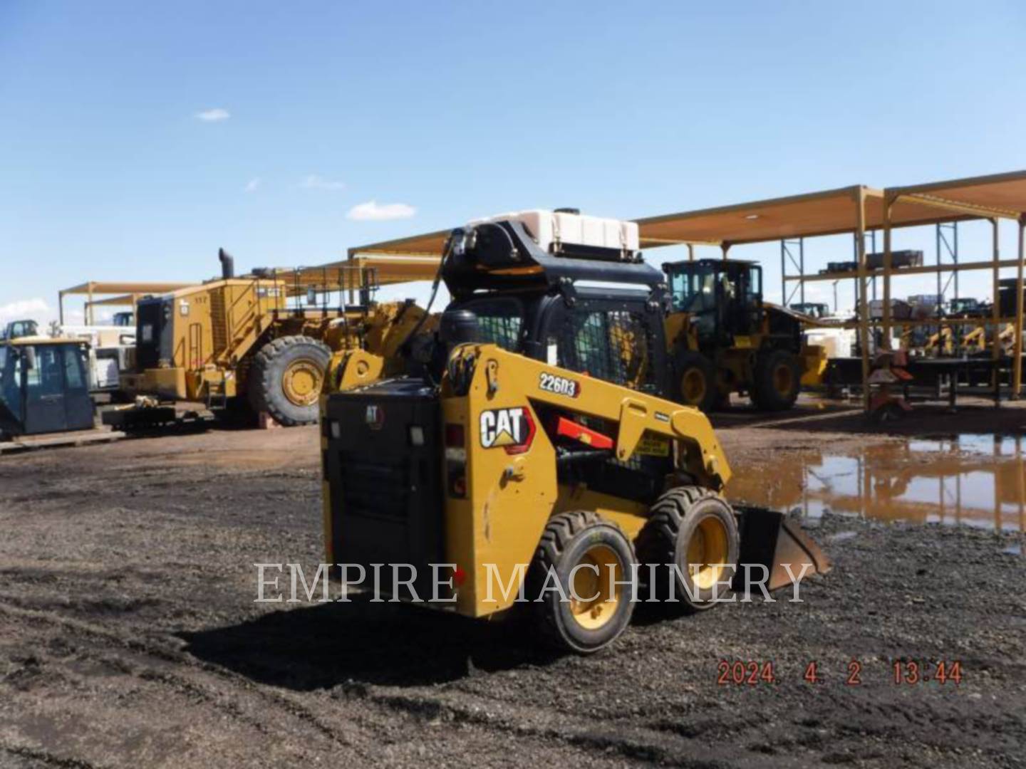 Cat 226D3 CA, Skid Steer Loader, 2631 hours, S/N: DX800428, 2021 - Image 4