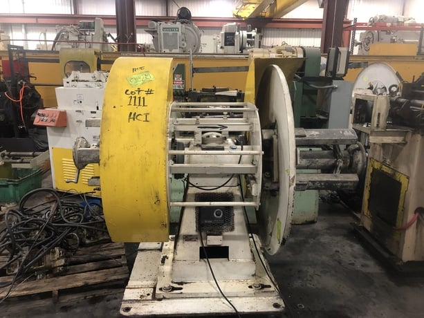 2500 lb. Littell #25-18, double end uncoiler, non-powered, 18" width, 15"-20" ID, 60" outside dimensions - Image 2