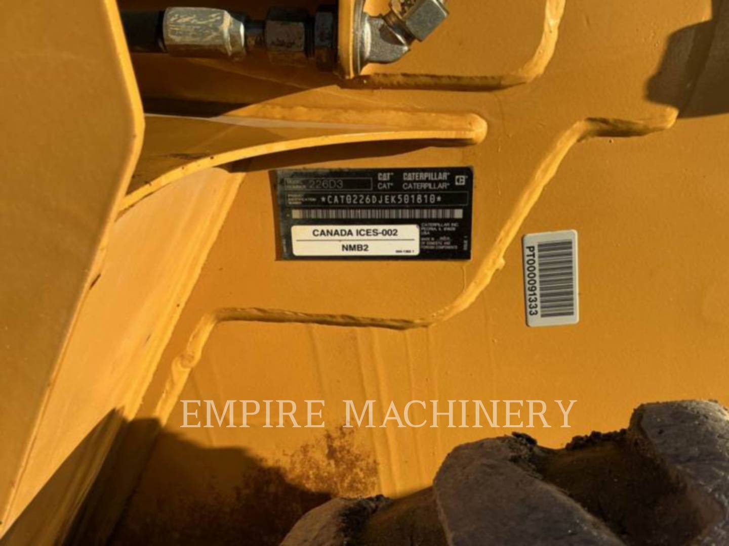 Cat 226D3 CA, Skid Steer Loader, 1043 hours, S/N: EK501810, 2023 - Image 2