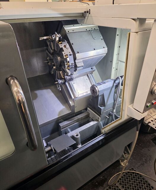 Haas #ST-10, CNC lathe, 16.5" swing, 12" max cutting diameter, 7.9" X, 16" Z, 2.31" bore, A2-5, 6000 RPM - Image 2