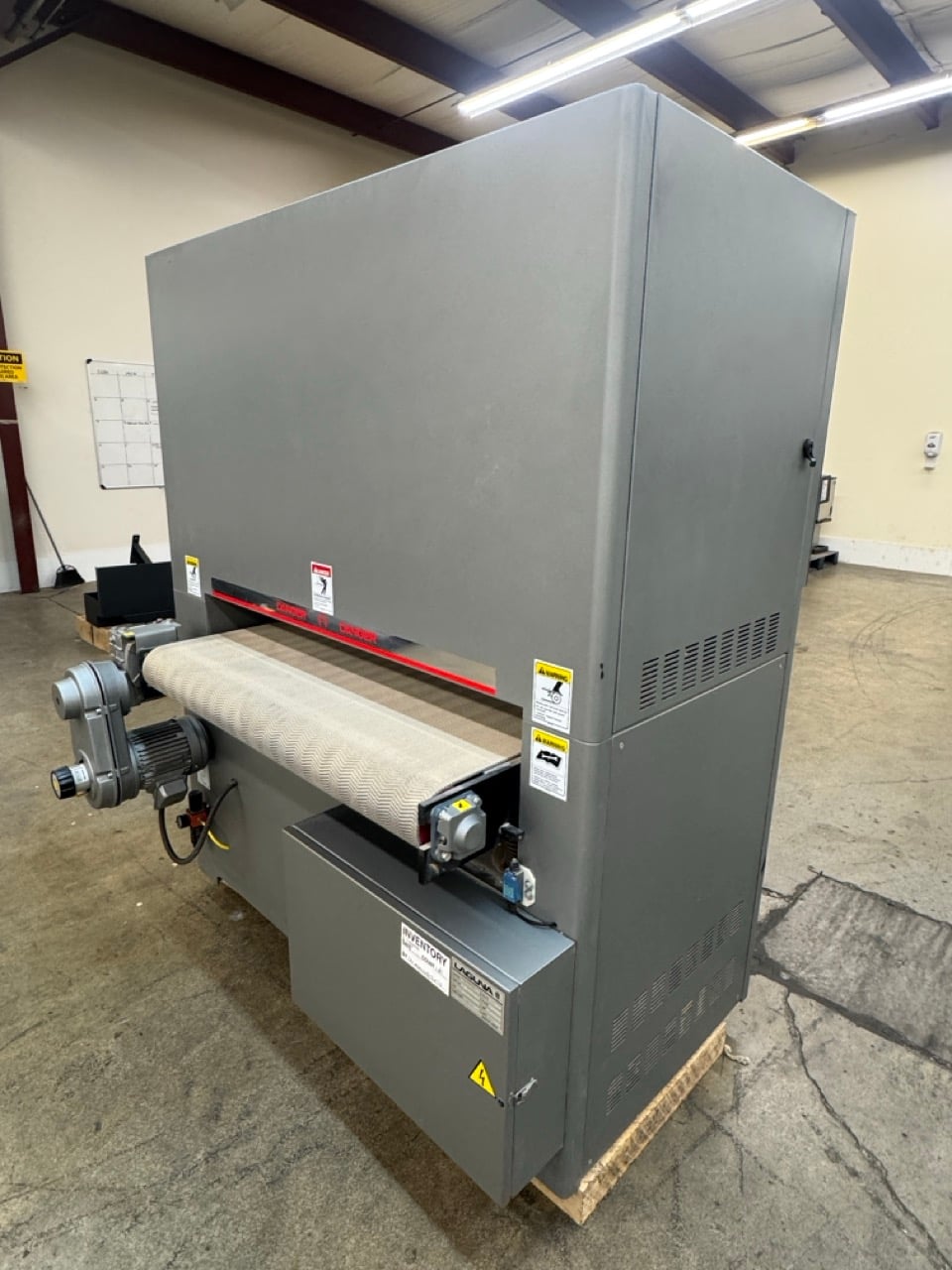 43" x 75" Laguna #Pro-43-2RK, 2-head wide belt sander, 25 HP, 8" roller and 4" roller/platen heads, 1/4"-5.9" - Image 6