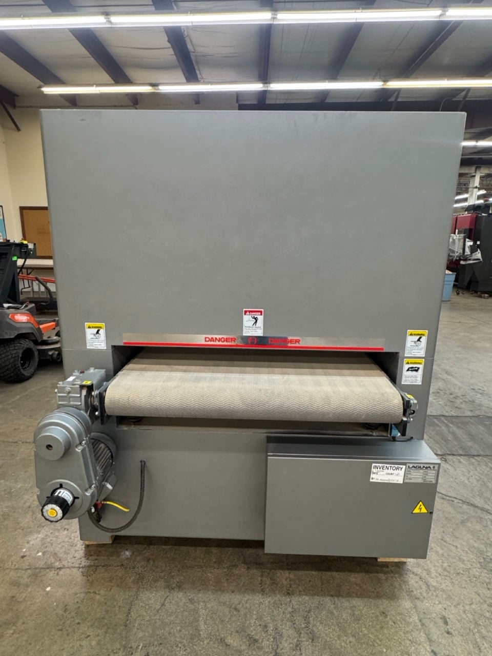 43" x 75" Laguna #Pro-43-2RK, 2-head wide belt sander, 25 HP, 8" roller and 4" roller/platen heads, 1/4"-5.9" - Image 7