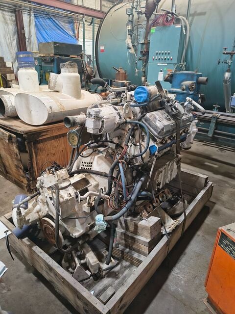735 HP Detroit Diesel #8V92TA, diesel marine engine, LOT of 2 - Image 1