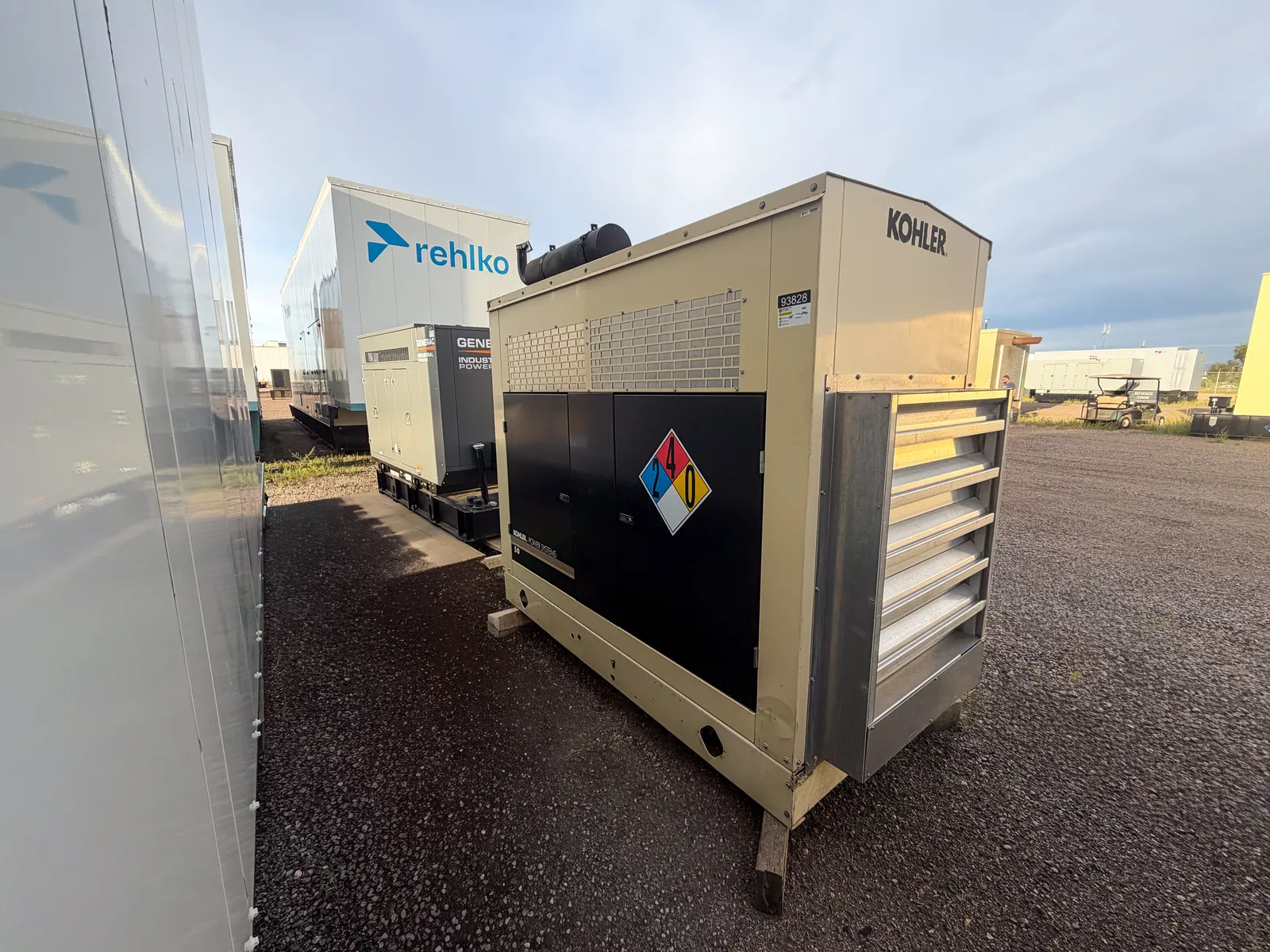 54 KW Kohler / Rehlko #GM-5.0L, liquid propane generator, WPE/SAE, 120/240 Volts, 714 hours, 2006 - Image 2