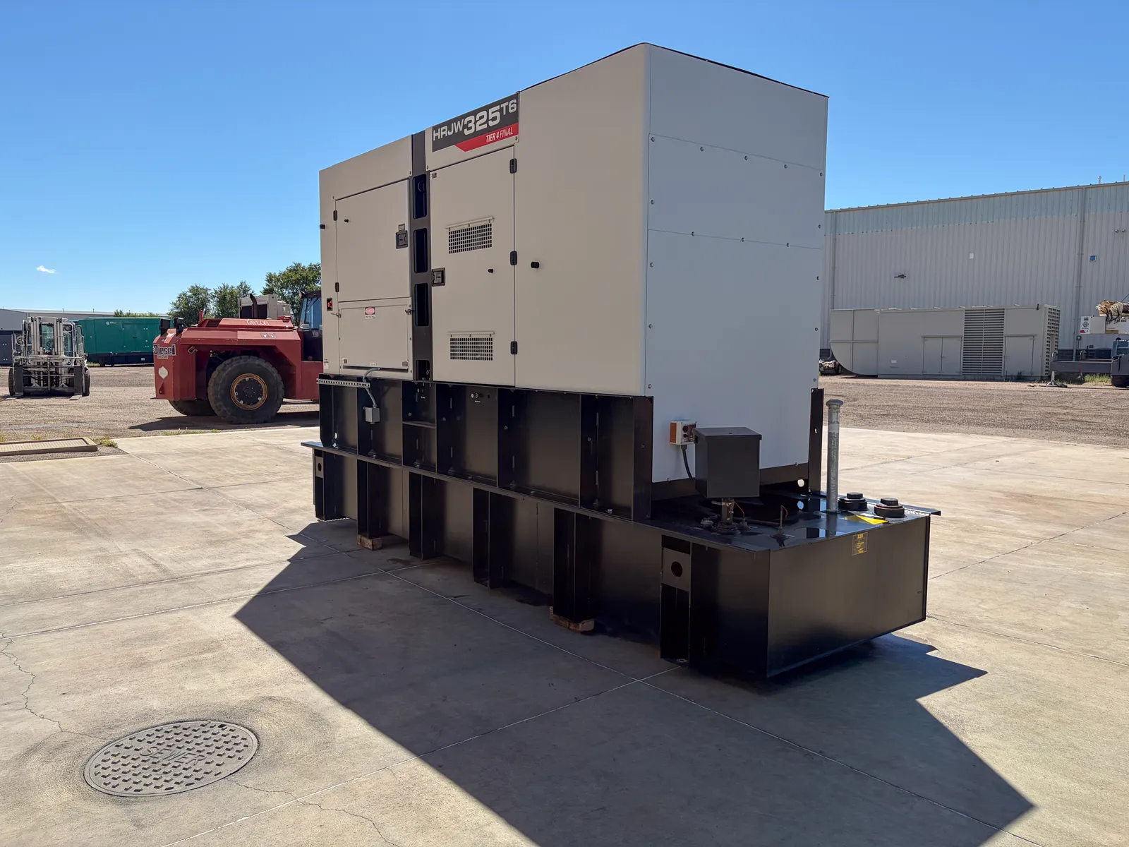 260 KW Hipower HTW #6090HFG06, diesel generator, enclosed, 480 Volts, 630 hours, 2020 - Image 1