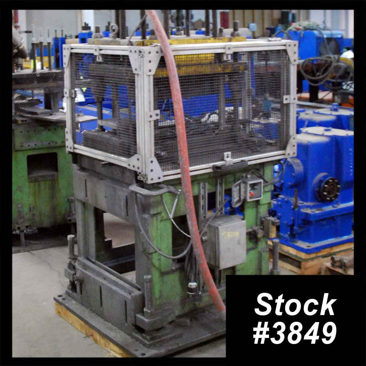 12 Ton, Airam, 4-post cut-off press, 26" x18" bed, 1.5 stroke, 14" btw posts, 10.5" open - Image 1