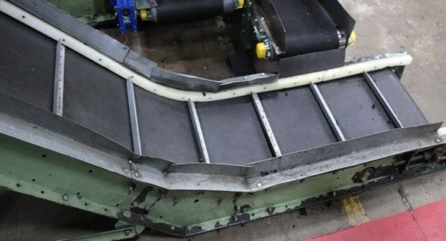 16" wide x 10' long, Roach, cleated incline conveyor - Image 2